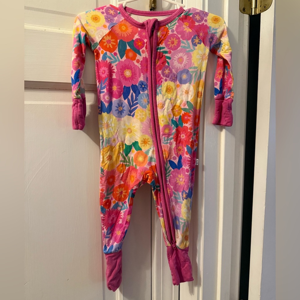 Little Sleepies Zippies Pink Flower